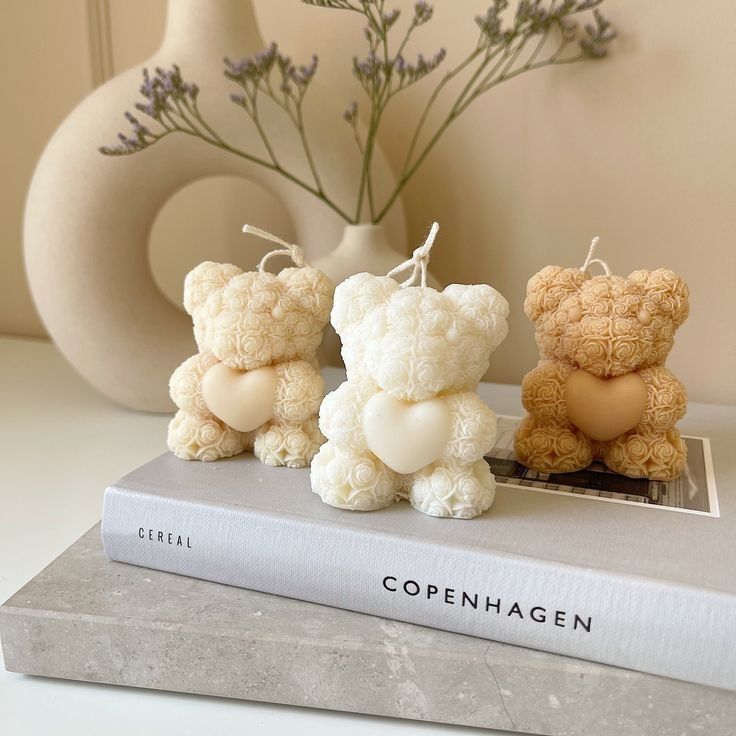 Cute Bear Candles🧸✨