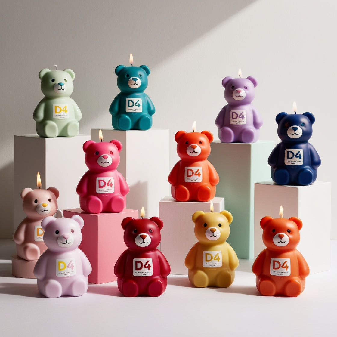 Cute Bear Candles🧸✨