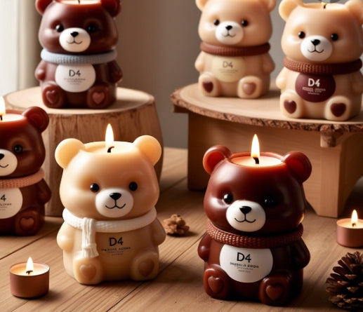 Cute Bear Candles🧸✨