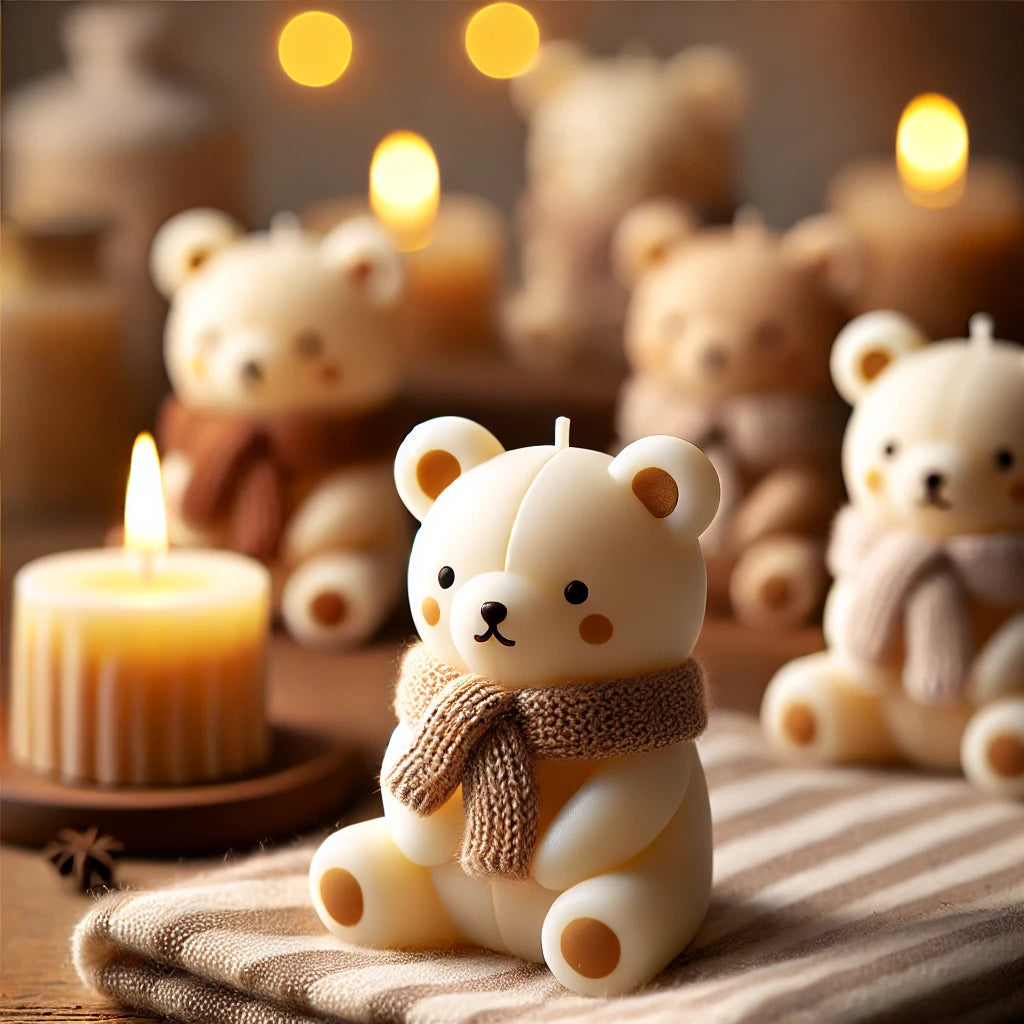 Cute Bear Candles🧸✨