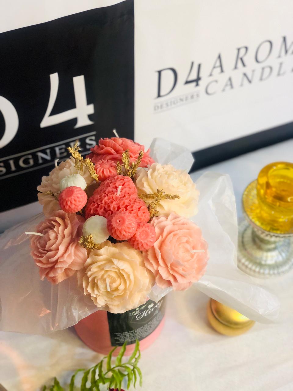 Blooming elegance candle bouquet~π