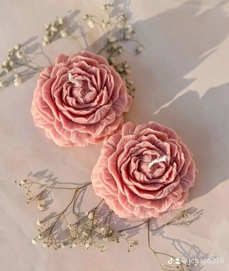 Elegance flower candle β¨