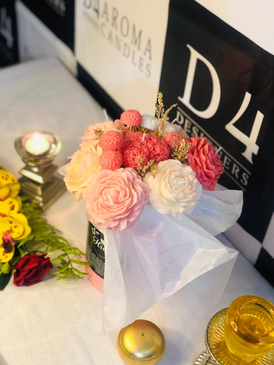 Blooming elegance candle bouquet~π
